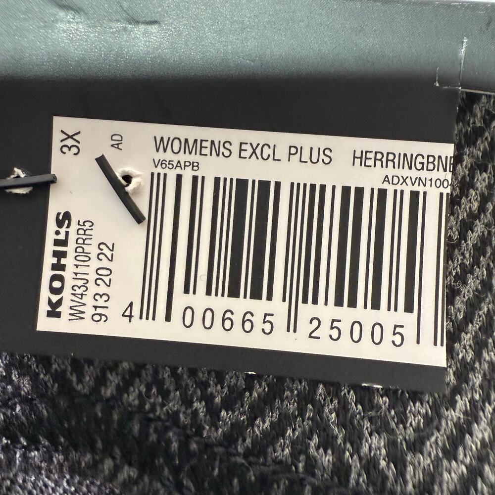 Simply Vera Vera Wang Pants Women’s Size 3X Mid-Rise Bootcut Stretch Gray - Picture 8 of 12